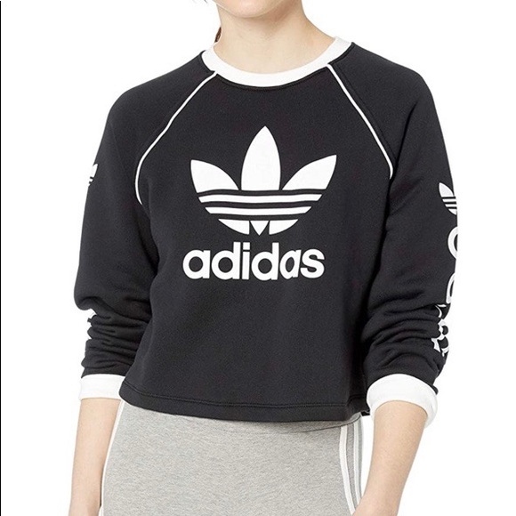 Adidas Cropped Sweatshirt - Picture 3 of 4